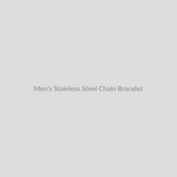 Men's Stainless Steel Chain Bracelet