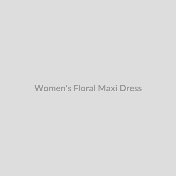 Women's Floral Maxi Dress