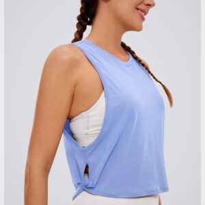 Women’s Cotton Cropped Yoga Tank Top