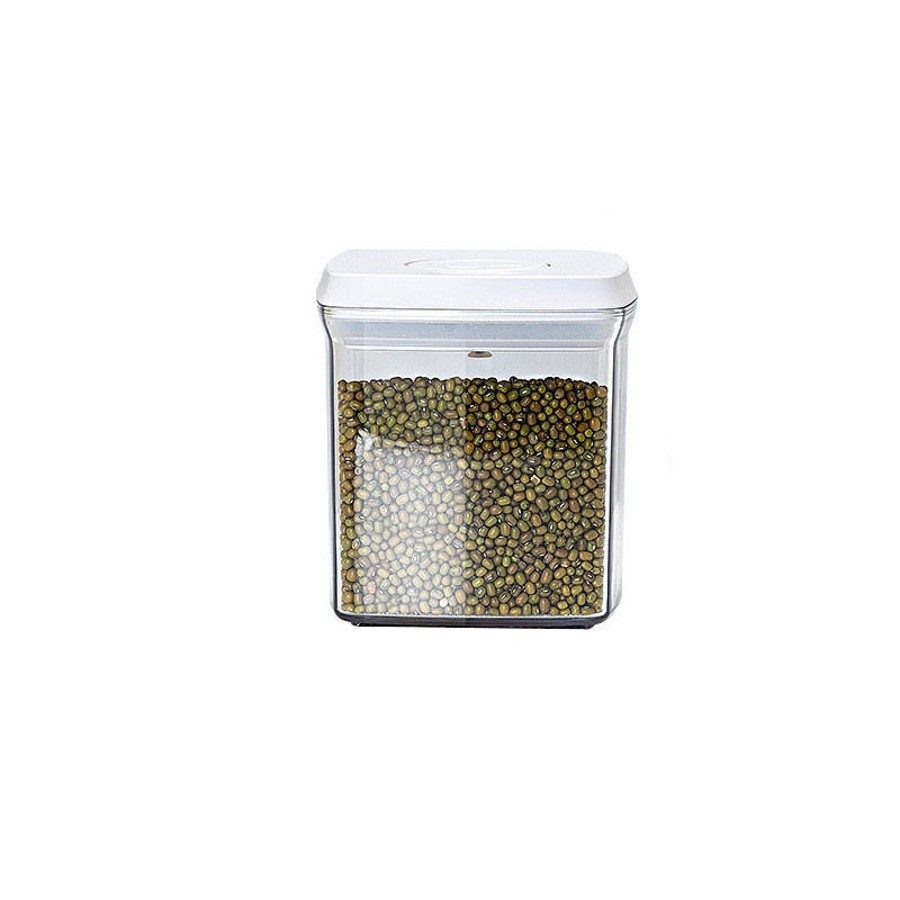4-Piece Airtight Food Storage Canister Set with Push-Button Lids - Image 4