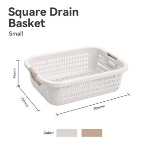 Square Colander Drain Basket (Set of 2)