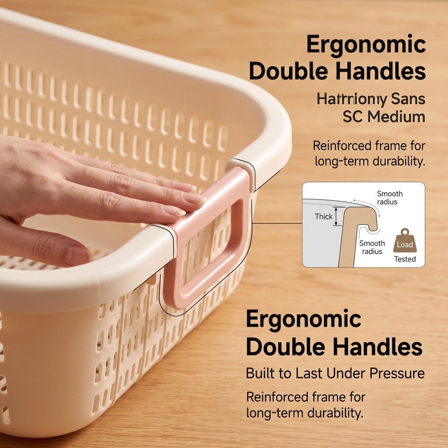 Square Colander Drain Basket (Set of 2) - Image 3