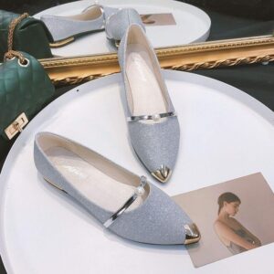 Women’s Glitter Pointed-Toe Flats