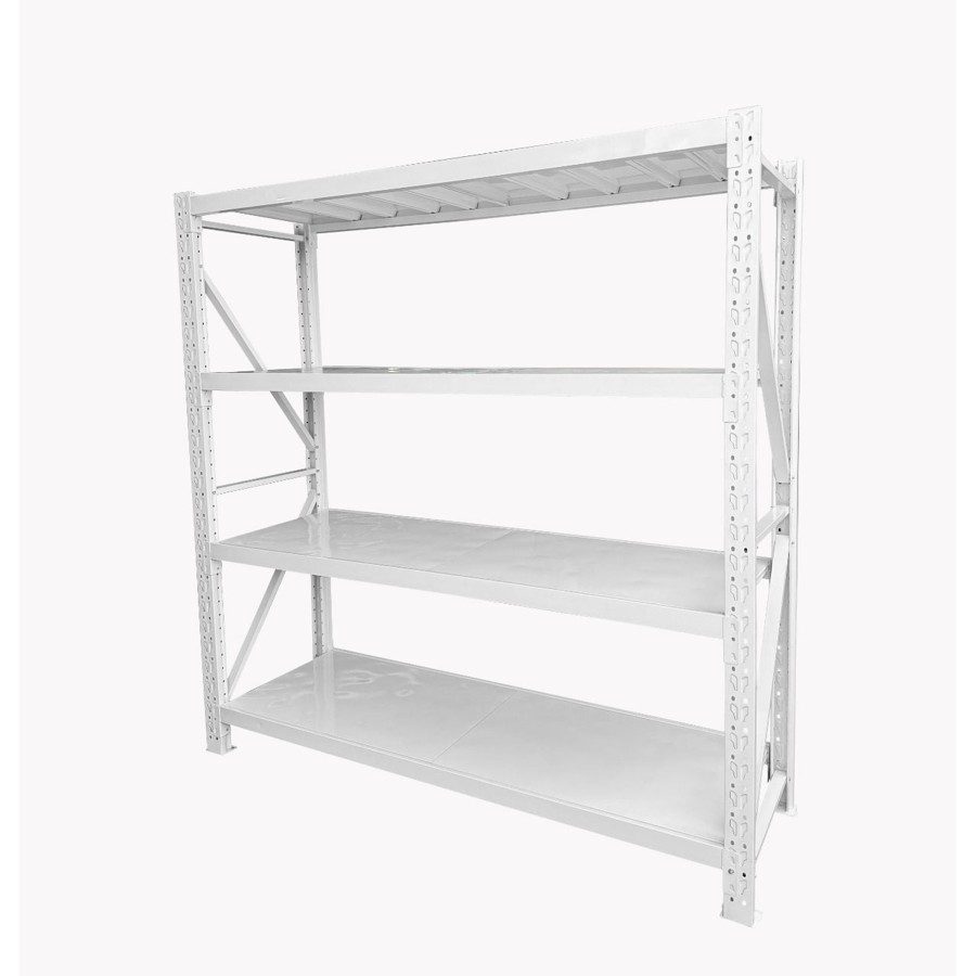 Heavy-Duty 4-Tier Metal Storage Shelving Rack - Image 3