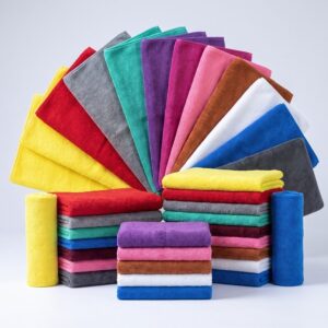 Microfiber Cleaning Cloths, 300 GSM (12-Pack, Assorted Colors)