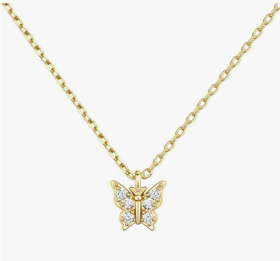 Gold-Plated Dainty Pendant Necklace for Women Gold-Plated Dainty Pendant Necklace for Women