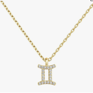 Gold-Plated Zodiac Constellation Necklace