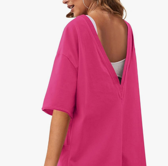 Women's Oversized V-Neck Romper - Image 3