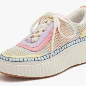 Women’s Woven Lace-Up Platform Sneakers