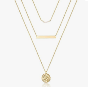 Dainty Layered Gold-Tone Choker Necklace Dainty Layered Gold-Tone Choker Necklace
