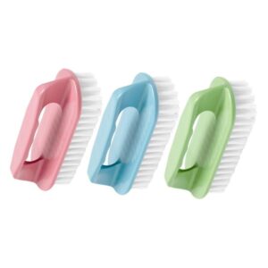 Handheld Scrub Brush Set (Set of 4, Assorted Colors)