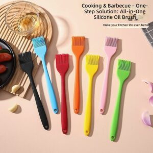 Silicone Basting & Pastry Brush Set (Set of 4, Assorted Colors)