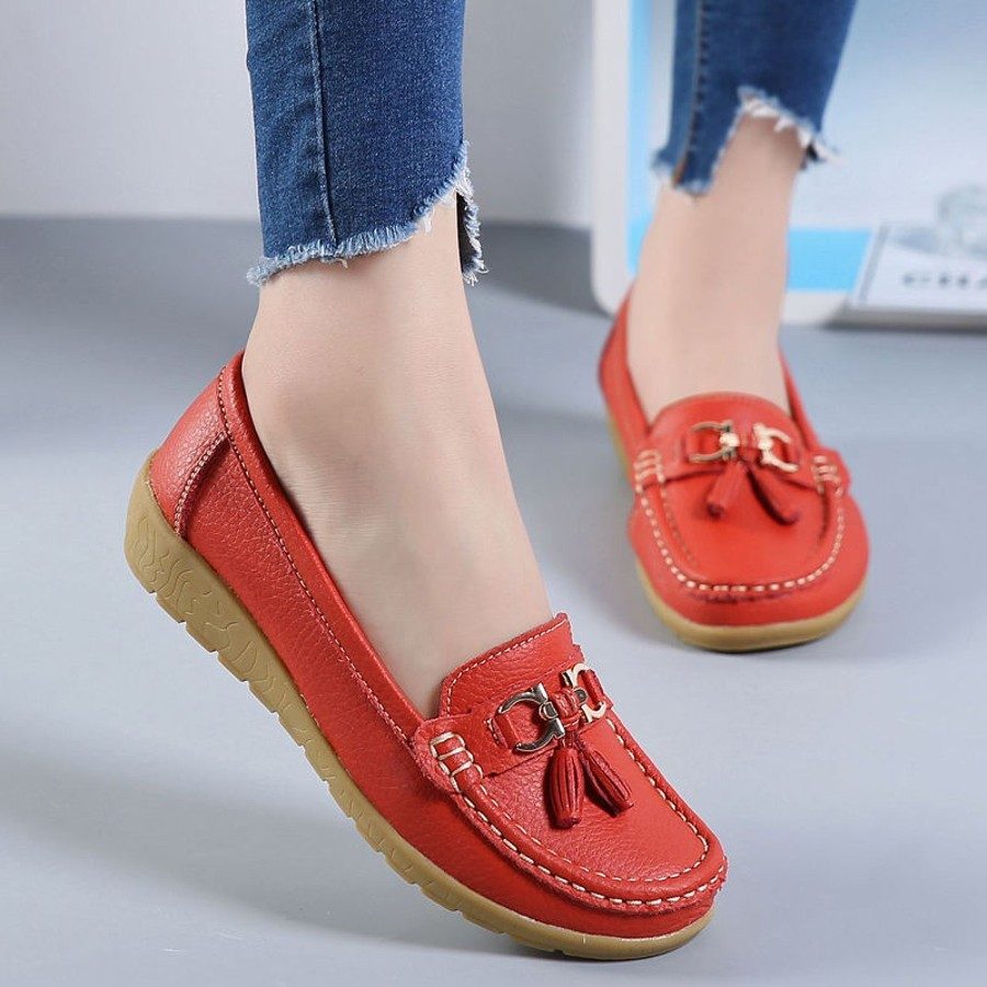 Women's Tassel Moccasin Loafers - Image 2